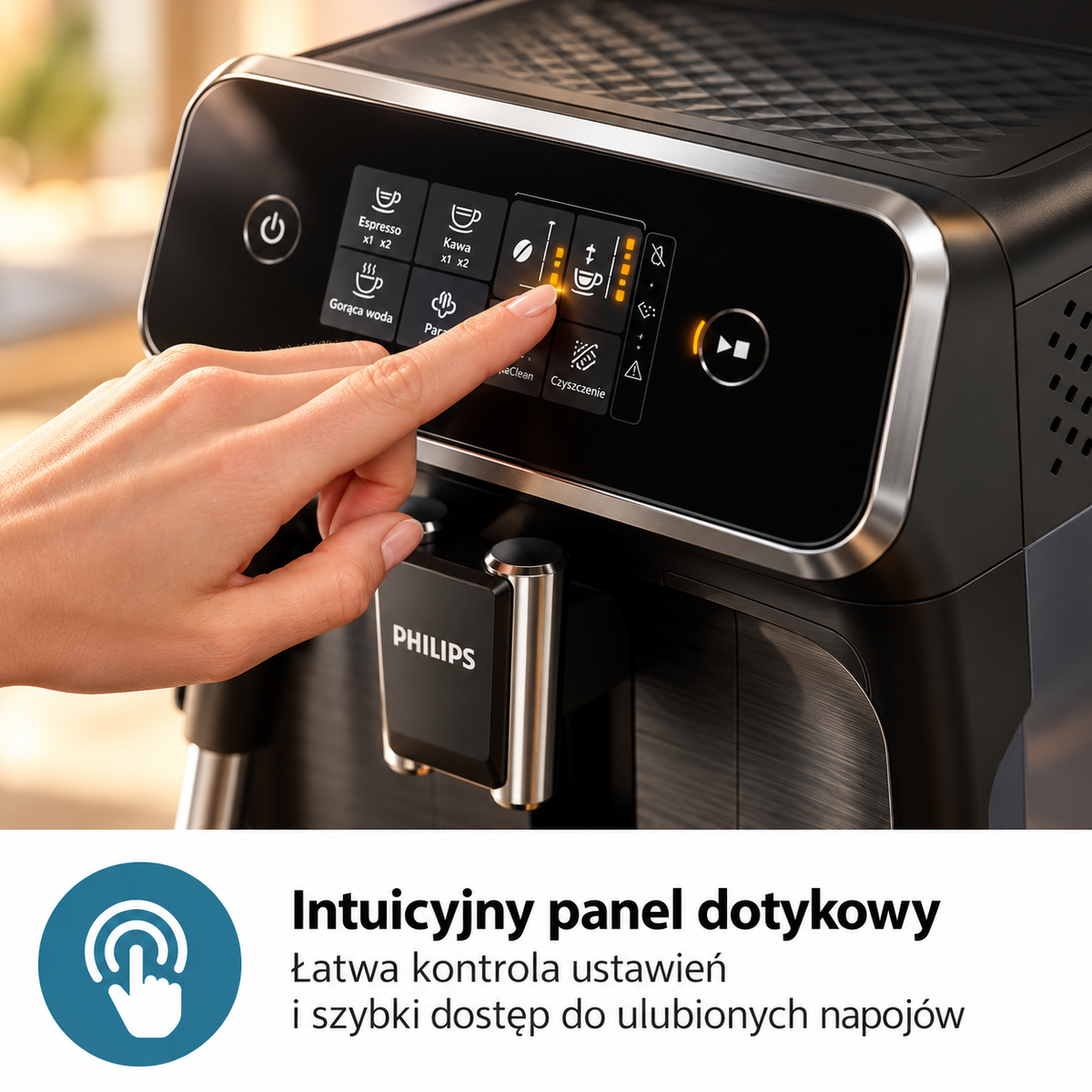 OFERTA SPECJALNA – PHILIPS EP1224/00 (kawa ziarnista i mielona)