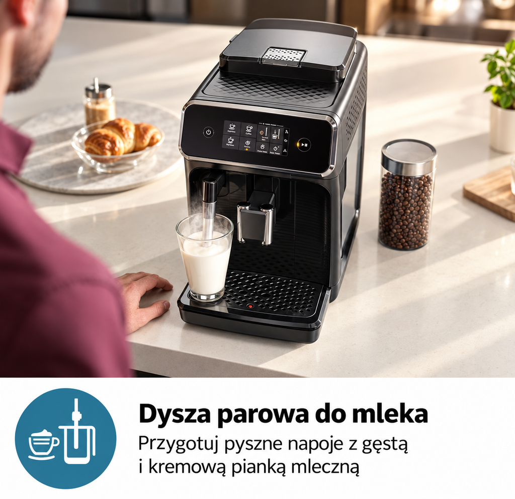 OFERTA SPECJALNA – PHILIPS EP1224/00 (kawa ziarnista i mielona)